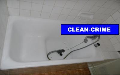 Méthode de travail salle de bain avant et après nettoyage